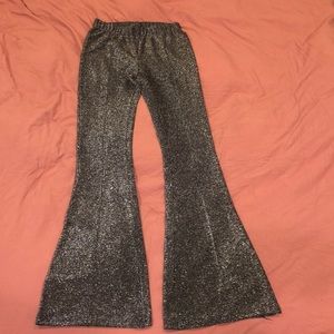 Sparkly flare pants